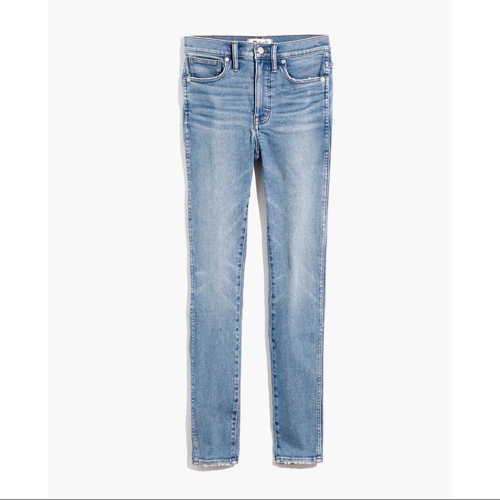 Madewell 10” high-rise skinny jeans in hamden wash | size 27